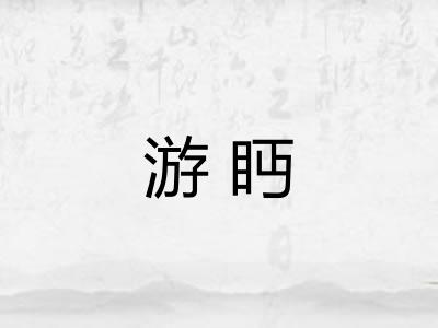 游眄