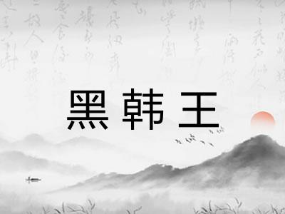 黑韩王