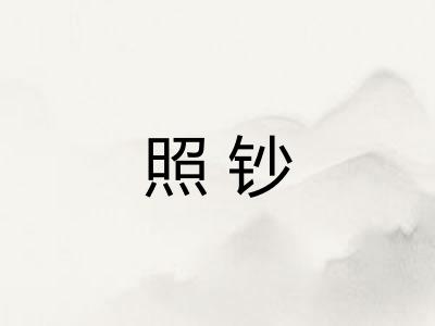 照钞