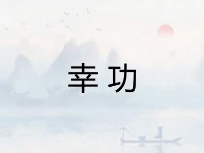 幸功