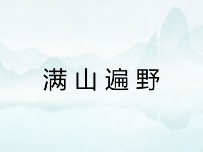 满山遍野