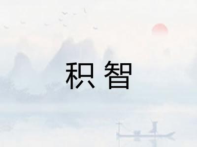 积智