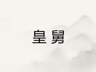 皇舅
