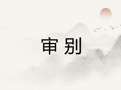 审别
