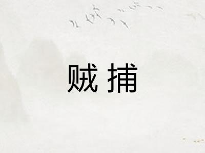 贼捕