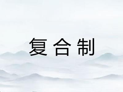 复合制