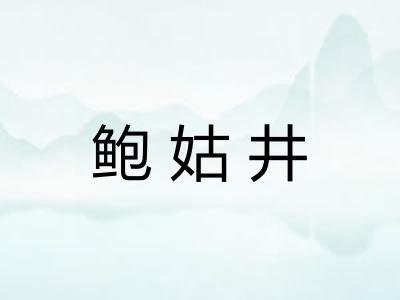 鲍姑井