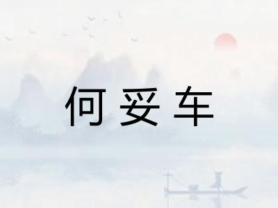 何妥车