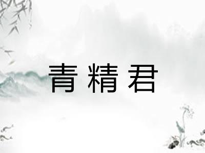 青精君