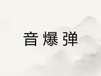 音爆弹