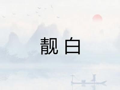 靓白
