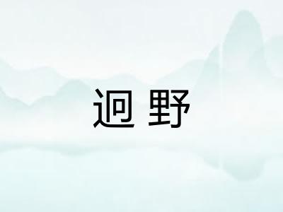 迥野