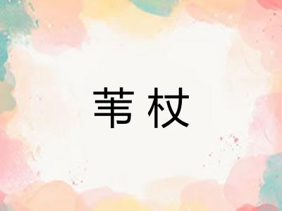 苇杖
