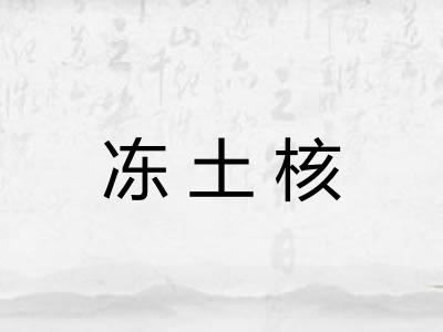 冻土核