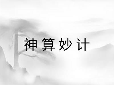 神算妙计