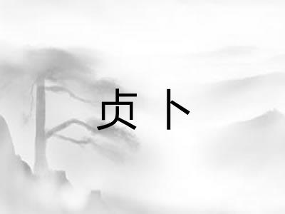 贞卜