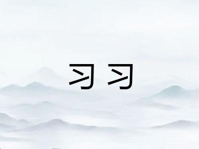 习习