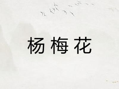 杨梅花