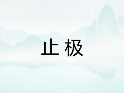 止极