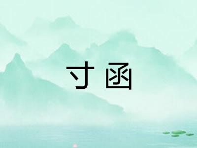 寸函