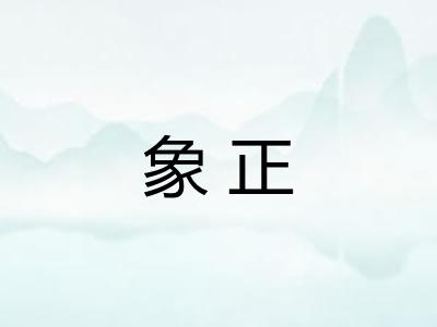 象正