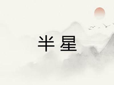 半星