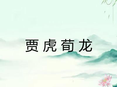 贾虎荀龙