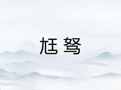 尪驽