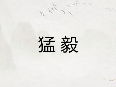 猛毅