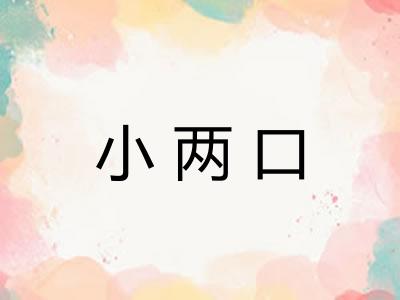 小两口
