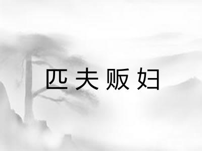 匹夫贩妇