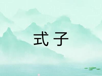式子