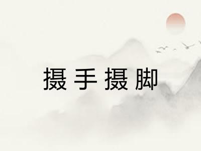 摄手摄脚