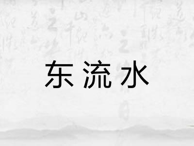 东流水