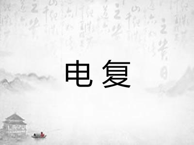 电复