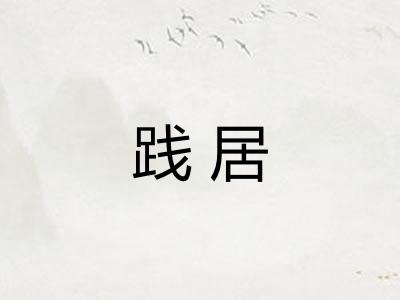 践居