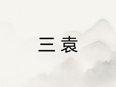 三袁