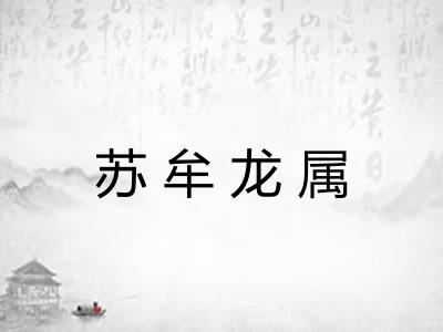 苏牟龙属