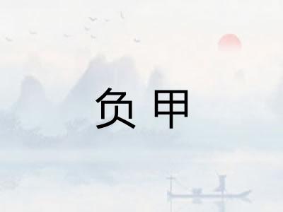 负甲