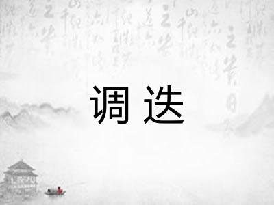 调迭
