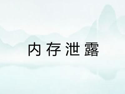 内存泄露