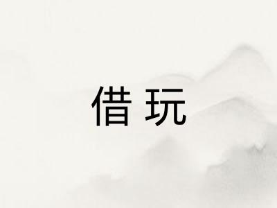 借玩