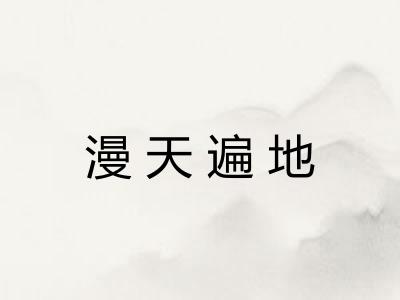 漫天遍地