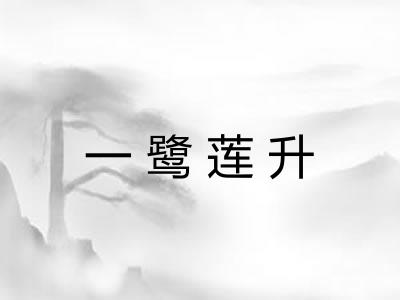 一鹭莲升