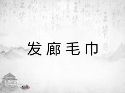 发廊毛巾