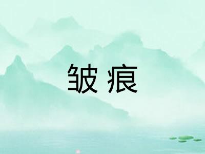 皱痕