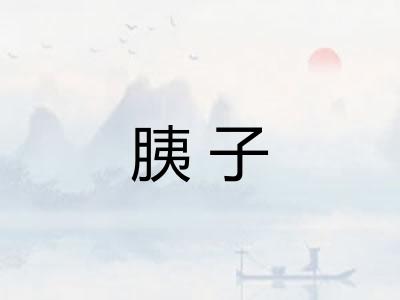 胰子