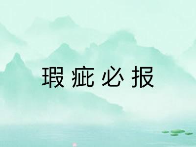 瑕疵必报