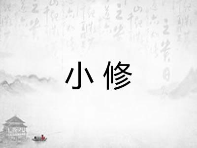 小修