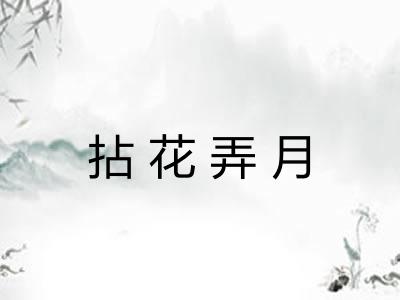 拈花弄月